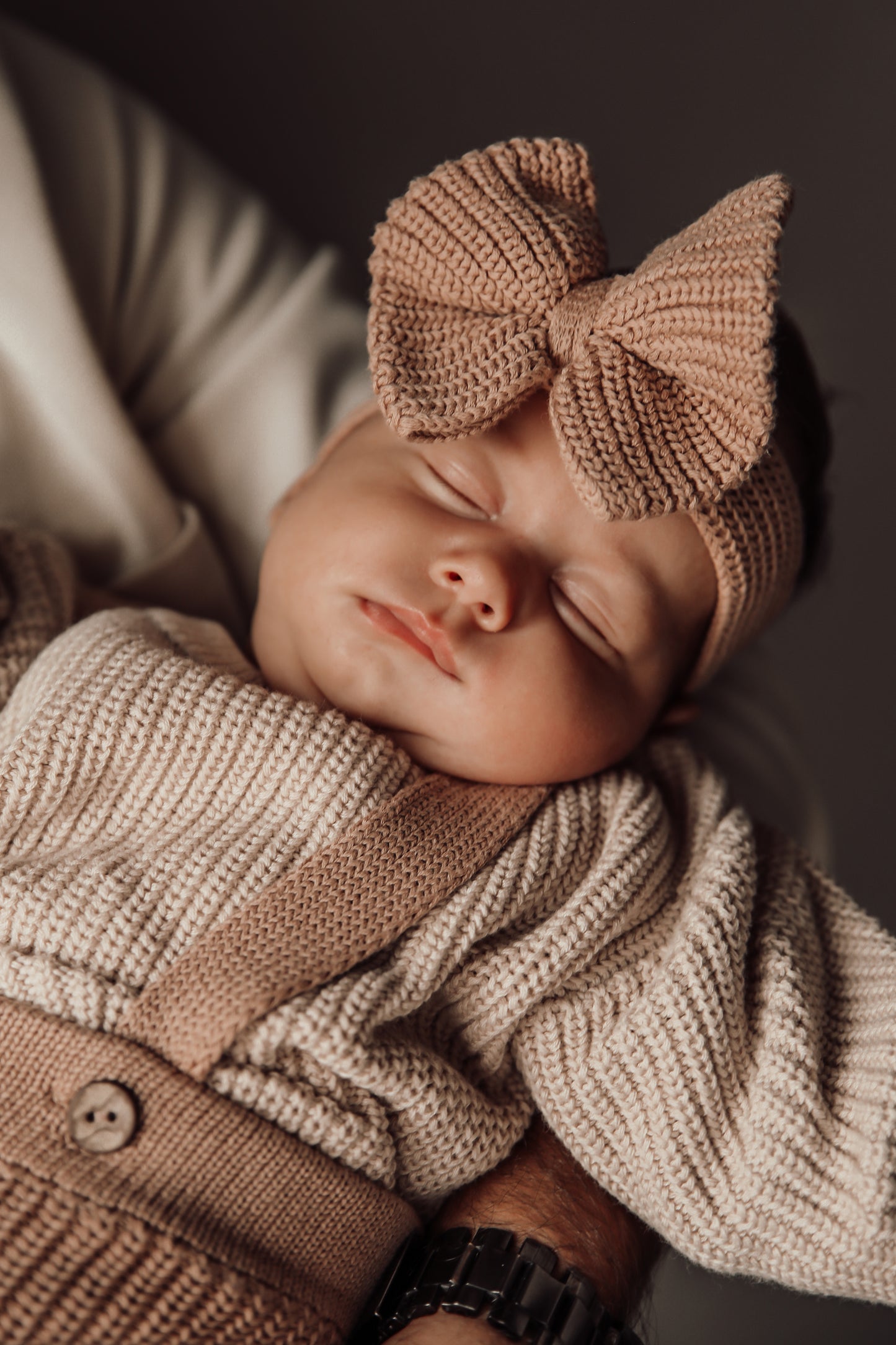 Knitted Pants with straps | Strickhose mit Trägern 0-6 M