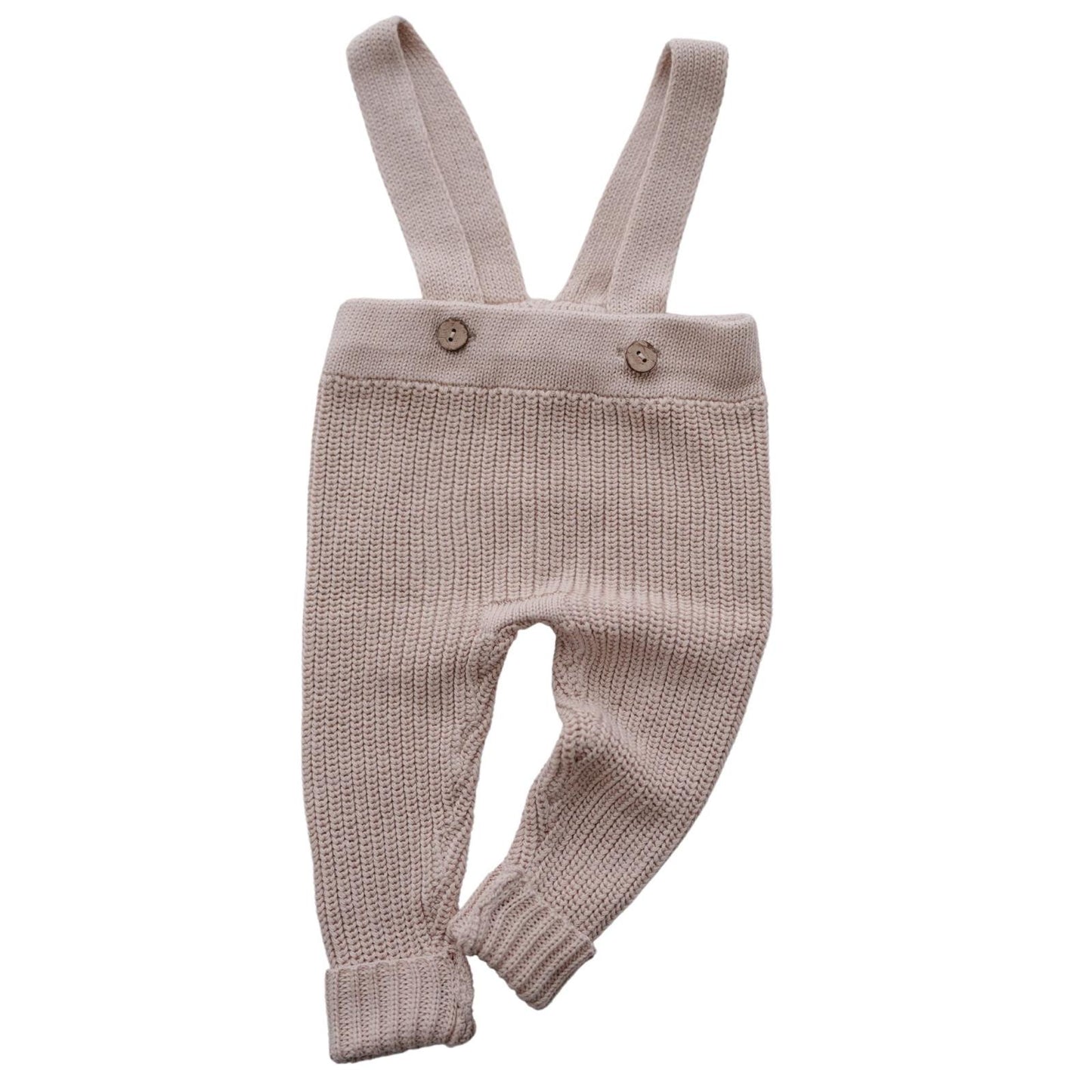Knitted Pants with straps | Strickhose mit Trägern 0-6 M