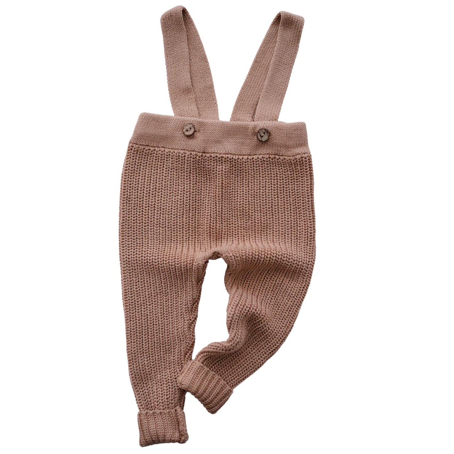 Knitted Pants with straps | Strickhose mit Trägern 0-6 M